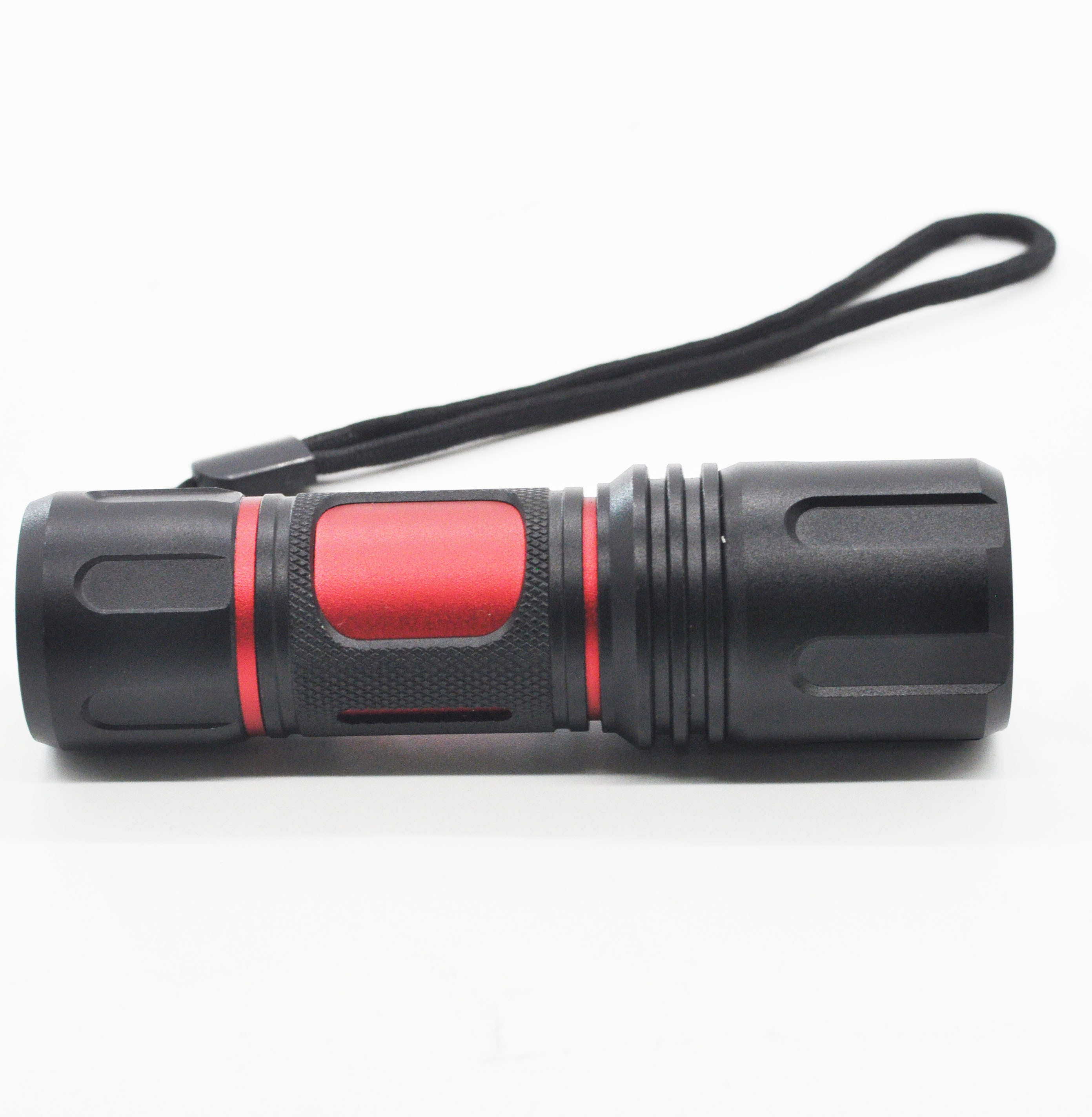 Super bright Zoomable rechargeable self defense torch light emergency light led Portable Security Tactical Flashlight