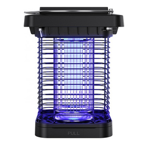 2 In 1 Portable Solar Mosquito Killer Lamp UV Light Insect Killer Rechargeable Solar Bug Zapper For Garden Yard Outdoor Camping