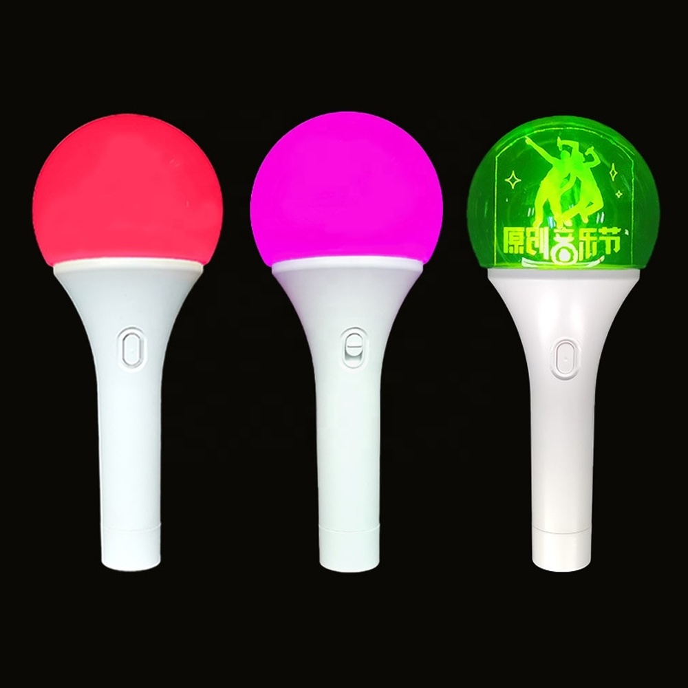 2023 New Concert Kpop LED Light Stick 15 Colors Changing Acrylic LED Glow Stick Remote Control Glowing Stick For Party Halloween