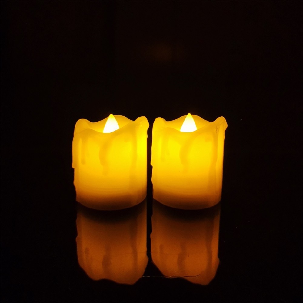 Flameless LED Candles,Flameless Flickering Electric Candle,24 Pack Battery Operated LED Tea Lights