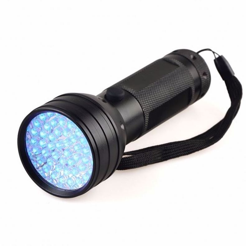 51 UV LED Flashlight Aluminium Alloy Flashlight  for Dog Cat Pet Urine Ultra Bright 395nm Torch