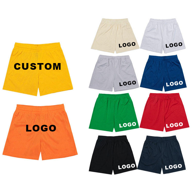 OEM custom heavyweight double layer all over print sublimation string mesh shorts 5 6 inch inseam men custom mesh shorts