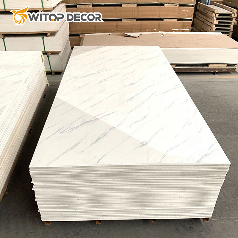 Metal Film Uv Pvc Laminated Sheet Waterproof Plate Bamboo Fiber Solid Uv Board