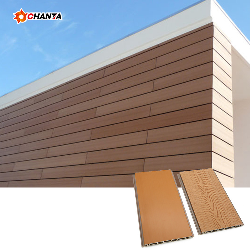 Outdoor Timber Feature Wood Plastic PVC Exterior WPC Wall Panel