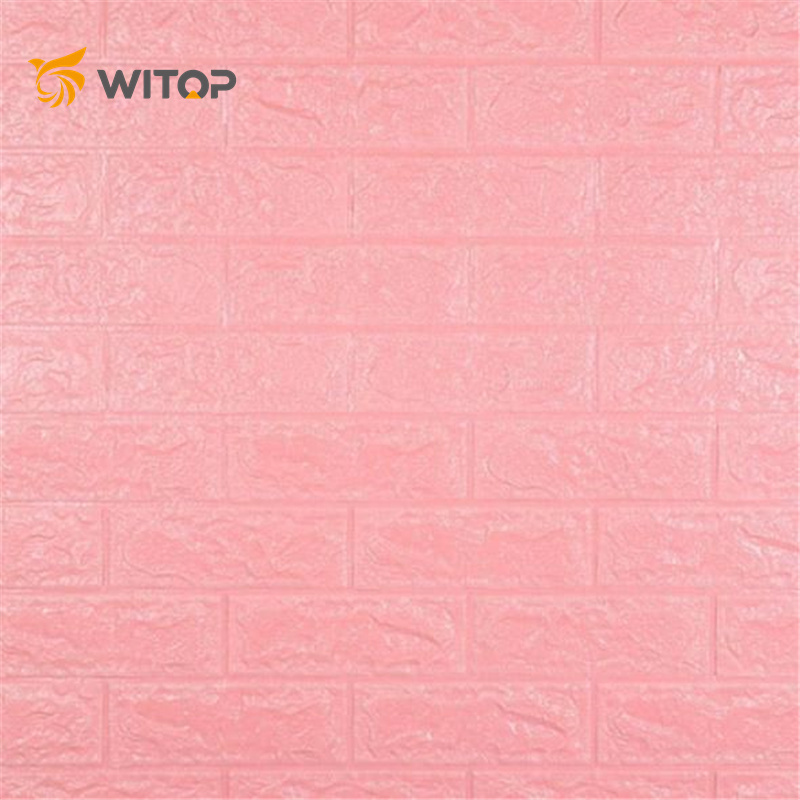 Cheap Wall Panel Kitchen  self adhesive  Wall Paper Sticker 3D Vinyl Wallpaper PE Foam Brick Wall Paper