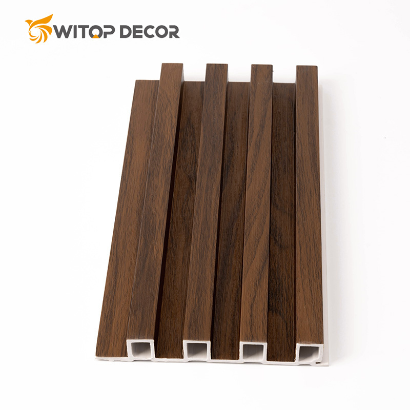 Fashionable Style Wood Plastic Material Pvc Louver Panel For Office