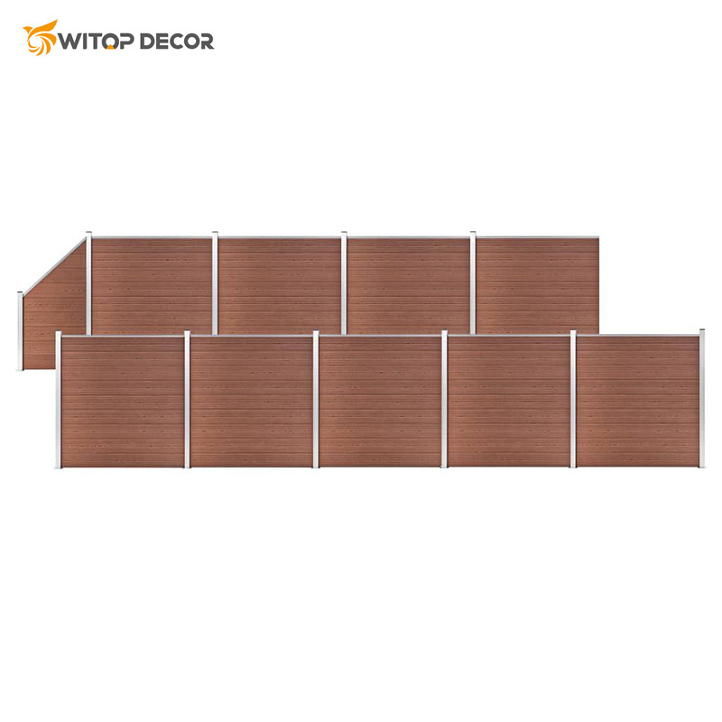 Aluminum Post Wood Composite Fence Panels Wholesale Wall Fence Designs For Backyard