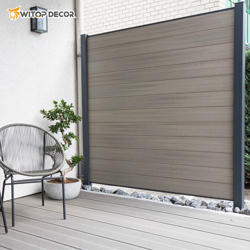 Aluminum Post Wood Composite Fence Panels Wholesale Wall Fence Designs For Backyard