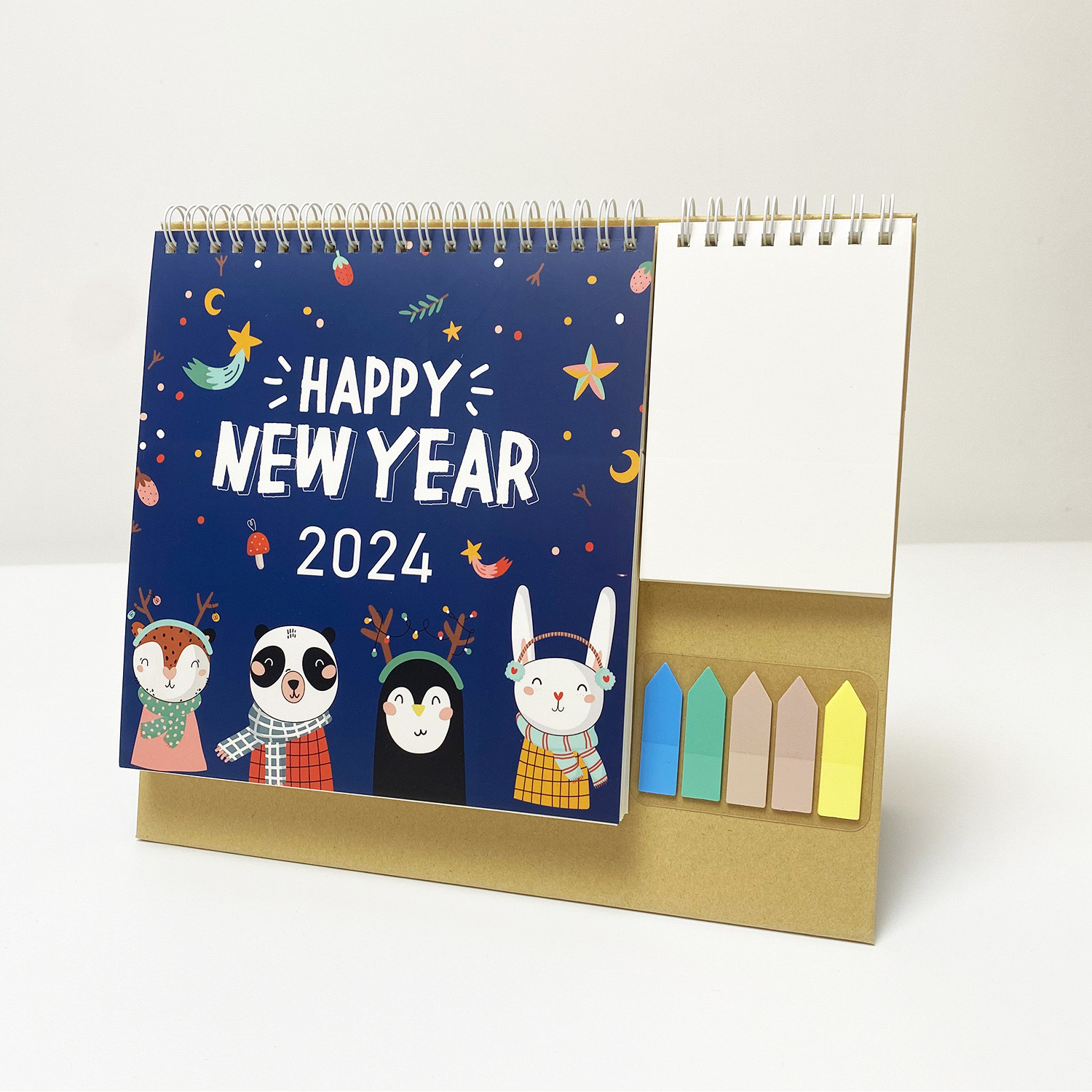 Customized Chinese Calendar Planner Monthly Sublimation Desktop Table Calendar 2024