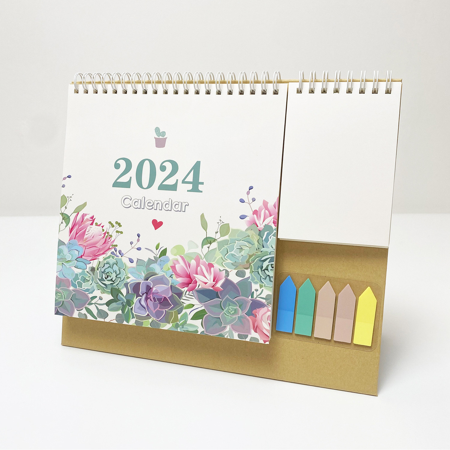 Customized Chinese Calendar Planner Monthly Sublimation Desktop Table Calendar 2024