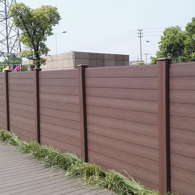 Plastic Composite Wpc Fence Boards Wholesale Wood Garden Fence Panels Better Than Vinyl with Trellis Co-extrusion Home Pvc Fence