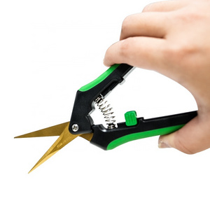 Garden Scissors Straight Blade Stainless Steel Pruning Shears