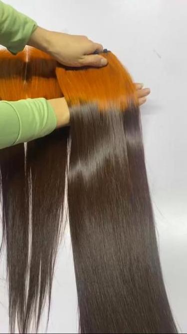 Wholesale 100% Natural Raw Virgin human hair high quality burgundy human hair extensions and wigs from Virhairs