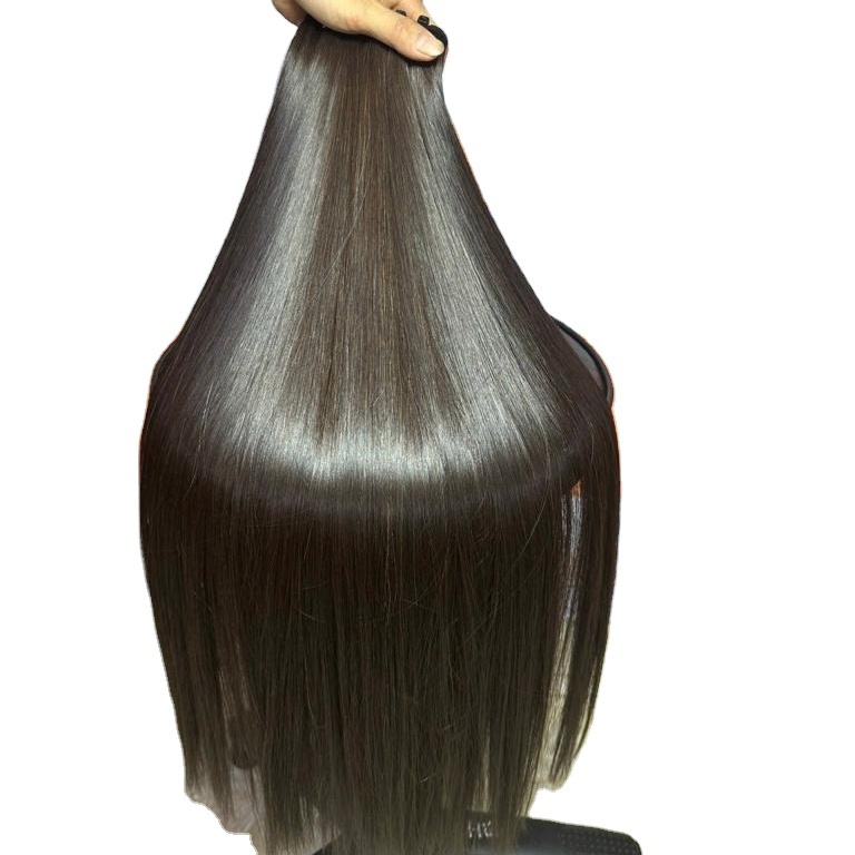 European Virgin Hair Thinnest Invisible Weft Wholesale Raw Cuticle Aligned Russian Human Hair Wigs