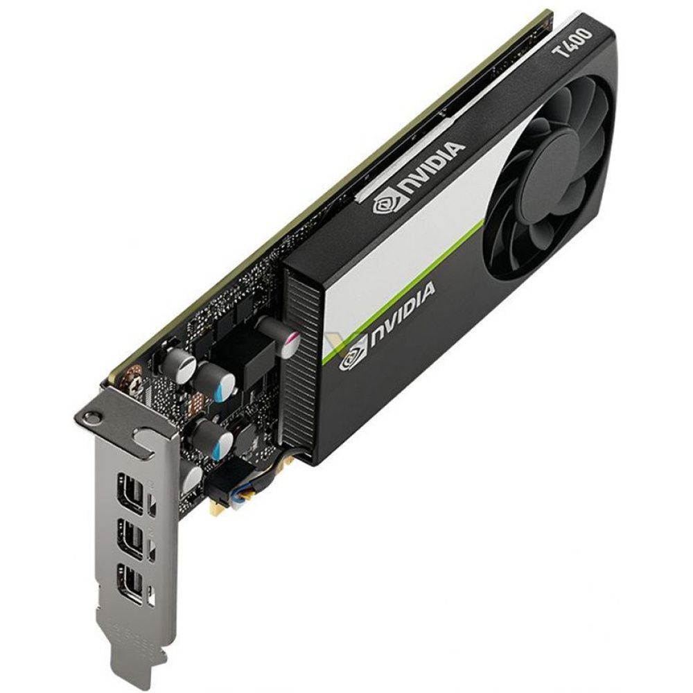 PNY Quadro T400 4GB GDDR6 Graphics Card 4GB GDDR6 PCIe 3.0 x16 3Mini DP 30W