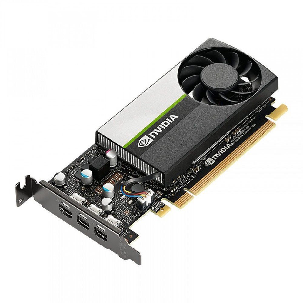 PNY Quadro T400 4GB GDDR6 Graphics Card 4GB GDDR6 PCIe 3.0 x16 3Mini DP 30W