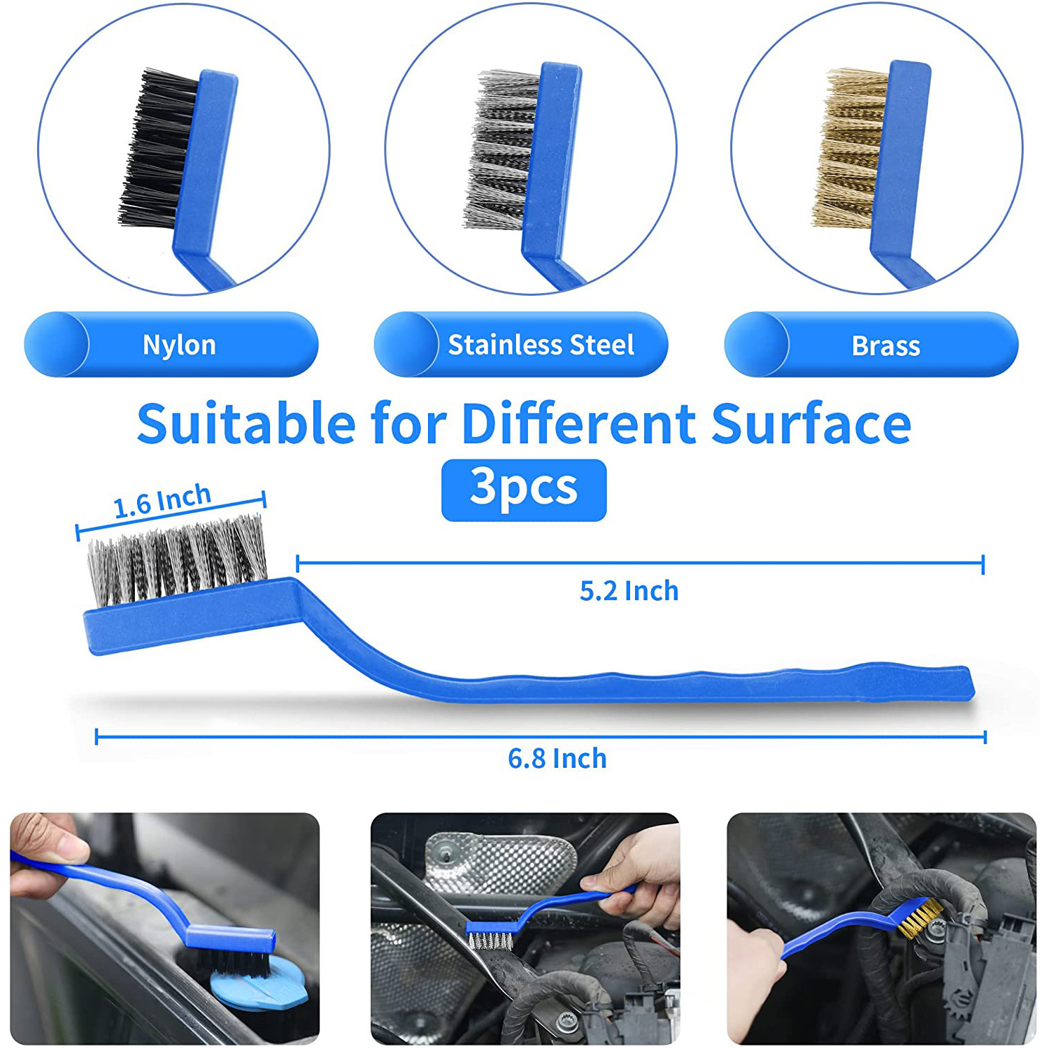 22 pcs New Tip Electric Brush Drill Car Wash Brush Cleaning Set Car Wheel Tire Brush Kit