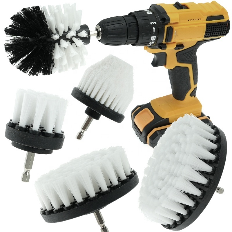 For Bathroom Kitchen Car Pool Tile Carpet Cleaning Brush Drill Set For Electric Scrubber Power Tools