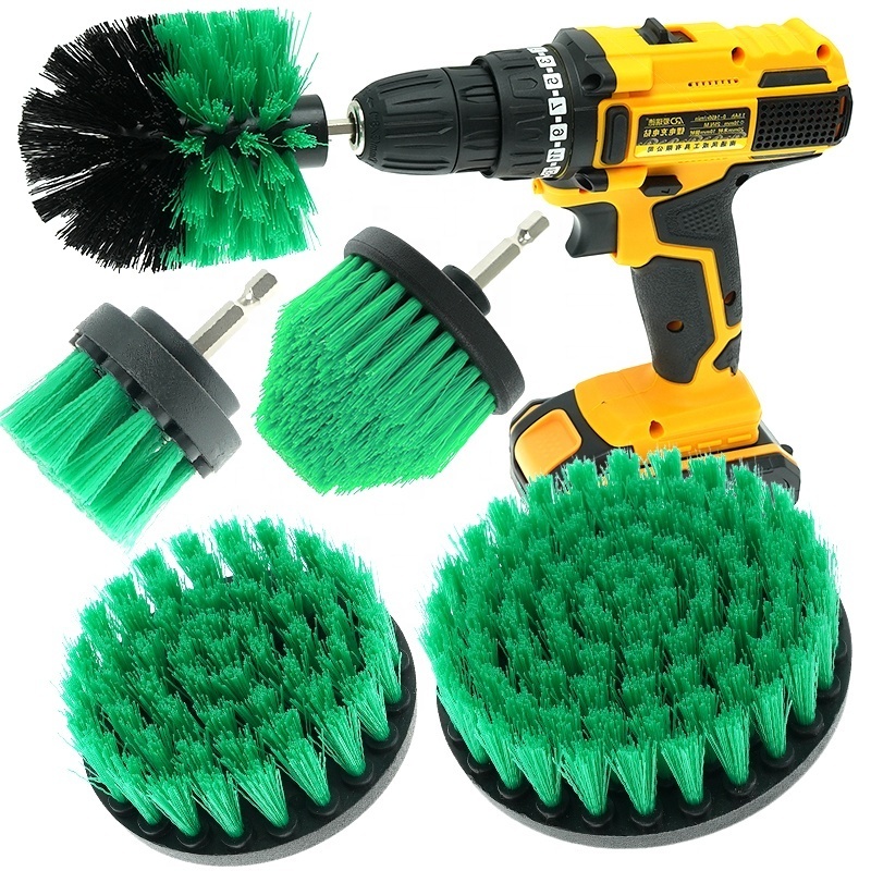 For Bathroom Kitchen Car Pool Tile Carpet Cleaning Brush Drill Set For Electric Scrubber Power Tools