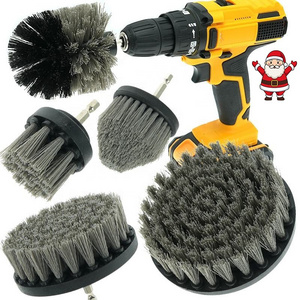 For Bathroom Kitchen Car Pool Tile Carpet Cleaning Brush Drill Set For Electric Scrubber Power Tools