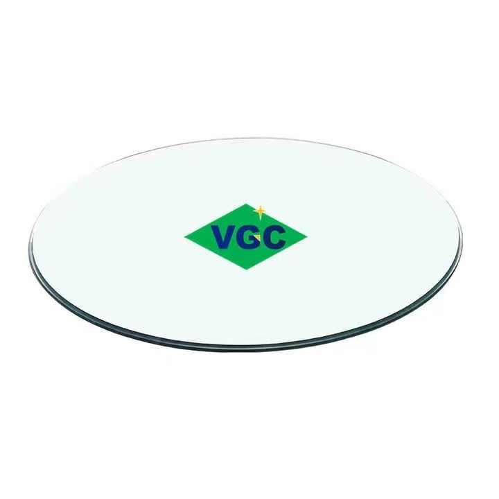 VGC 4mm-6mm Reinforced Glass Floor Protectors Glass Chair Pads Floor Mats  Tempered Glass Chair Mats (Round/Square)