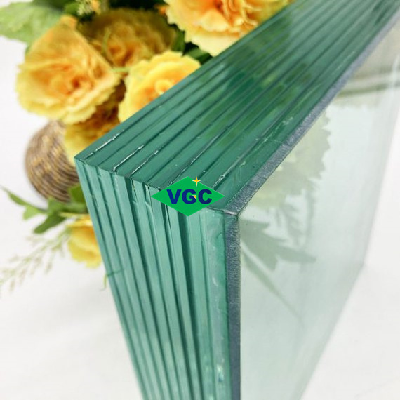 VGC China Manufacturer Glass Laminated 12MM Laminated Glass Laminated Glass for Swimming Pool