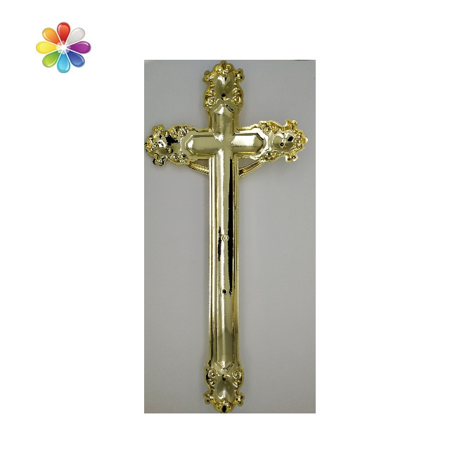 Plastic coffin decoration crucifix 6001 casket cross and funeral decoration