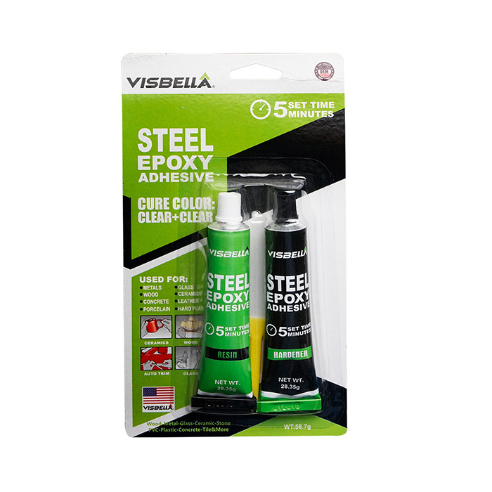 Visbella epoxy ab glue for glass and metal adhesive crystal resin