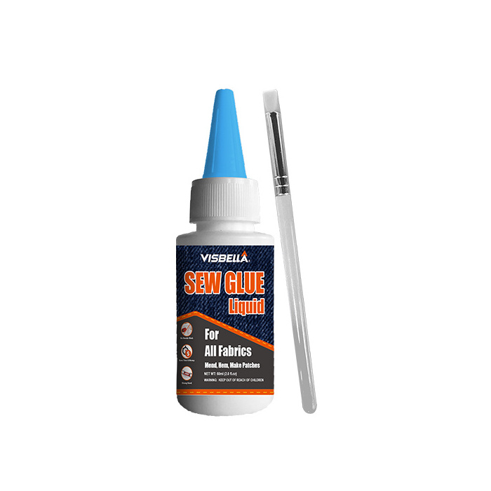 Visbella 60ml Sew Glue Liquid For  Fabric decorative crafting