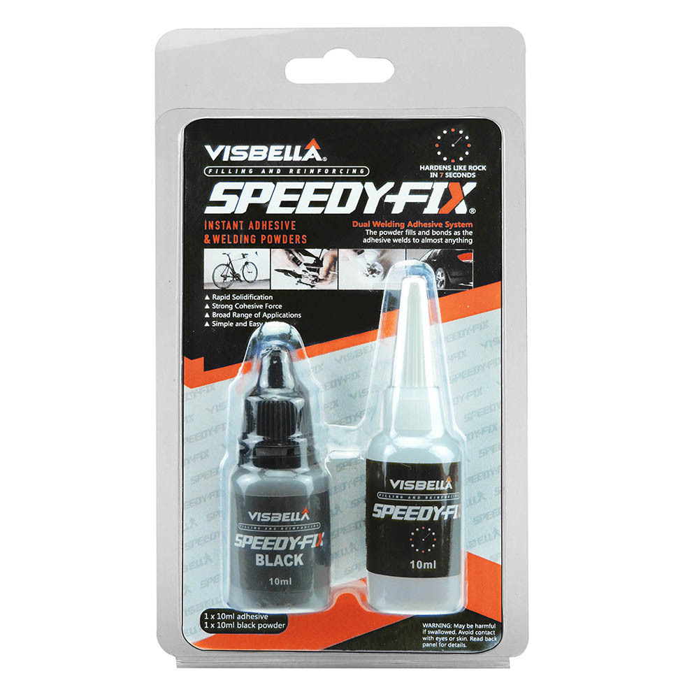 Visbella Super Glue Speedy Fix Powder & Adhesive for Any Fix