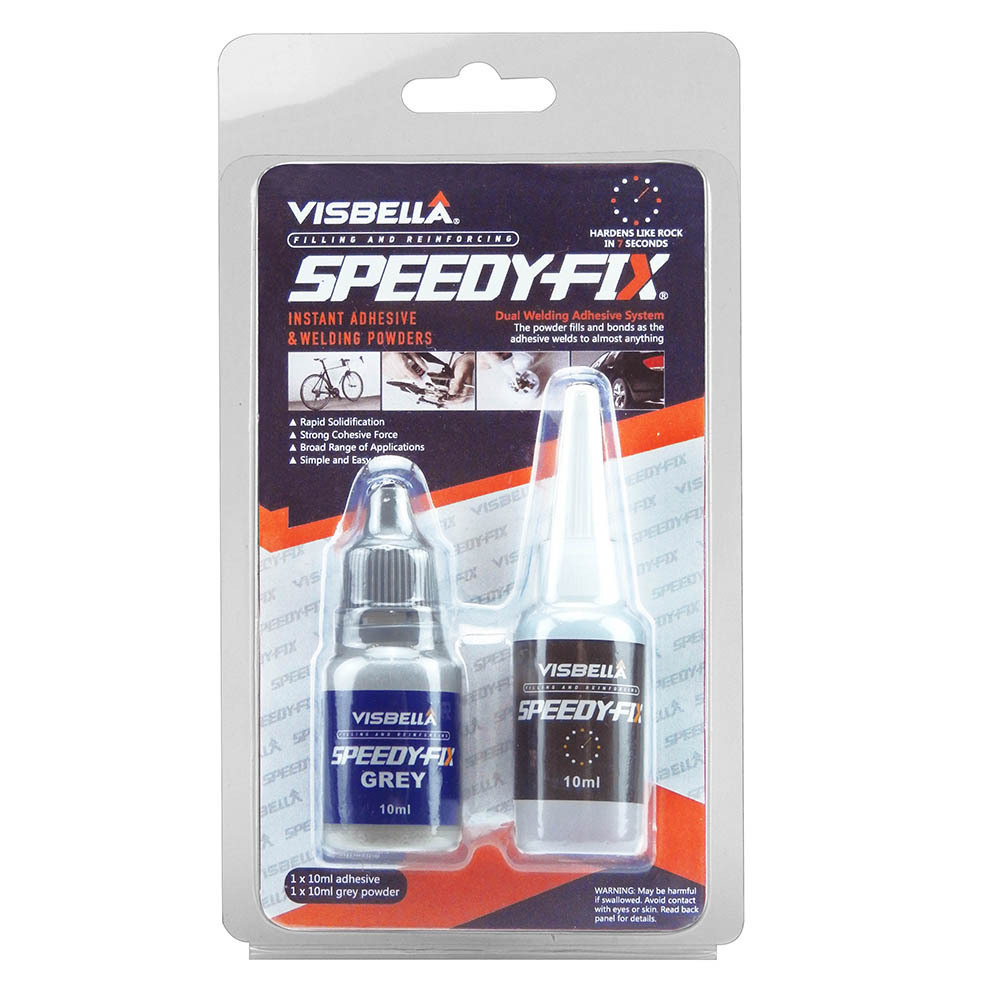 Visbella Super Glue Speedy Fix Powder & Adhesive for Any Fix