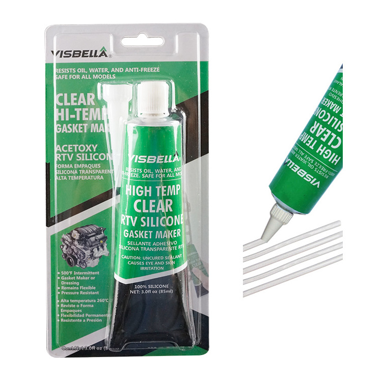 Visbella Grey High Temperature Gasket Maker RTV Silicone Sealant Manufacturer