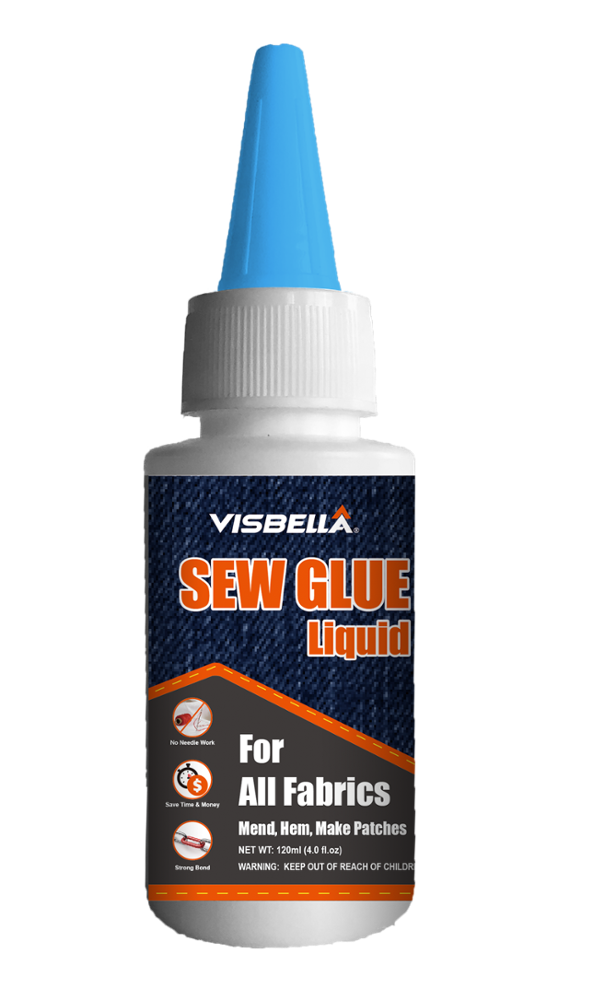 Visbella No Sew Glue for Polyester Fabric