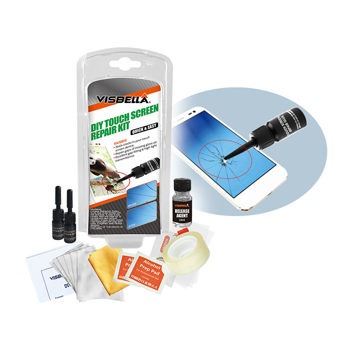 Visbella UV Glue Adhesive Touch Screen Repair Kit for Phone Screen Crack Glue