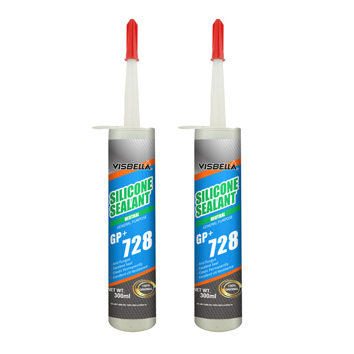 Clear Universal Acetic Neutral GP RTV Silicone Sealant Waterproof For Glass