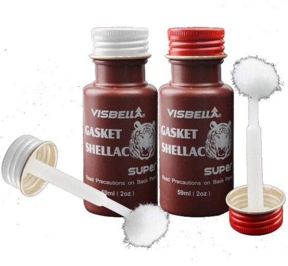 Visbella Gasket Adhesive Gasket Shellac for Repair Most Gaskets 59ml