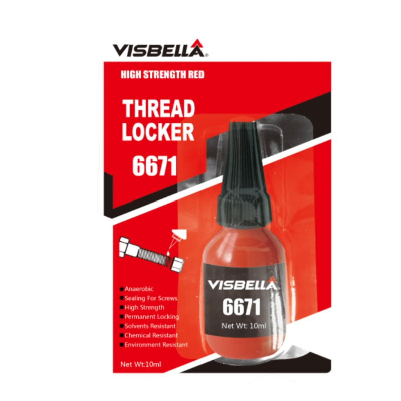 Visbella High Strength Red 6671  Thread Locker  Anaerobic Sealant