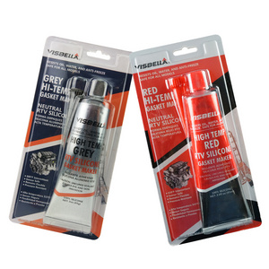 Visbella High temperature resistance silicone sealant RTV Grey Black Red Clear