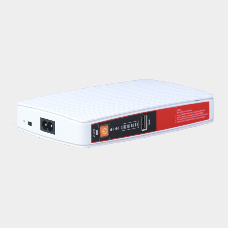 Visench High quality DC MINI  UPS with Adapter Protection Backup mini ups for wifi router cctv UPS  battery backup