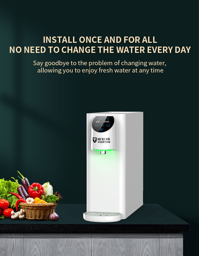 Instant Hot Water Dispenser Countertop RO Water Purifier System with Filter for Household