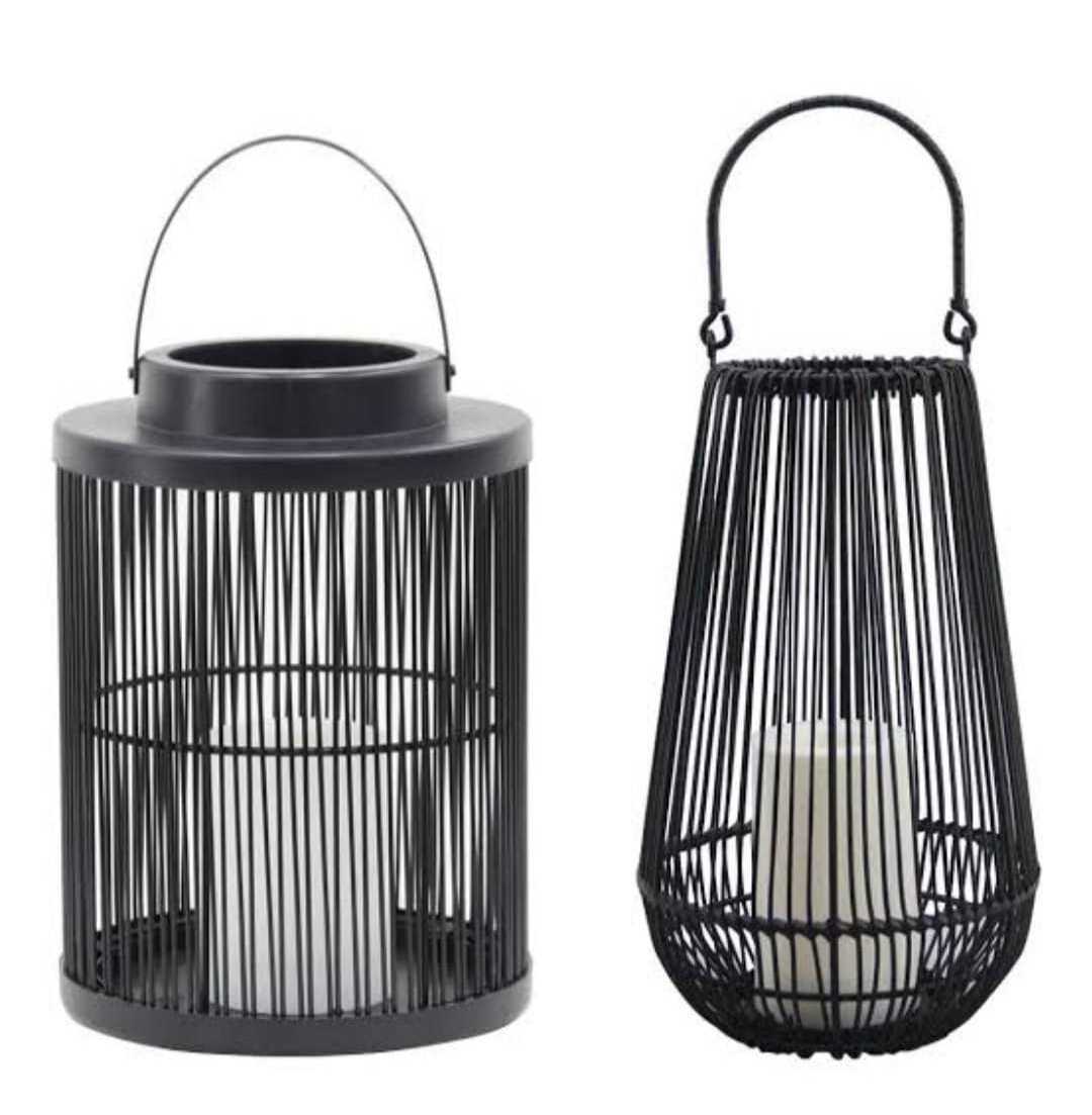 Round Metal Lantern For Wedding Decoration Candle Stand With Hanging Metal Wire Lanterns For Home Decor Lantern For Candle