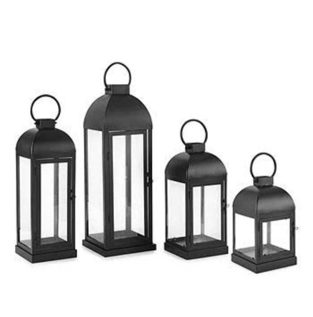 Round Metal Lantern For Wedding Decoration Candle Stand With Hanging Metal Wire Lanterns For Home Decor Lantern For Candle