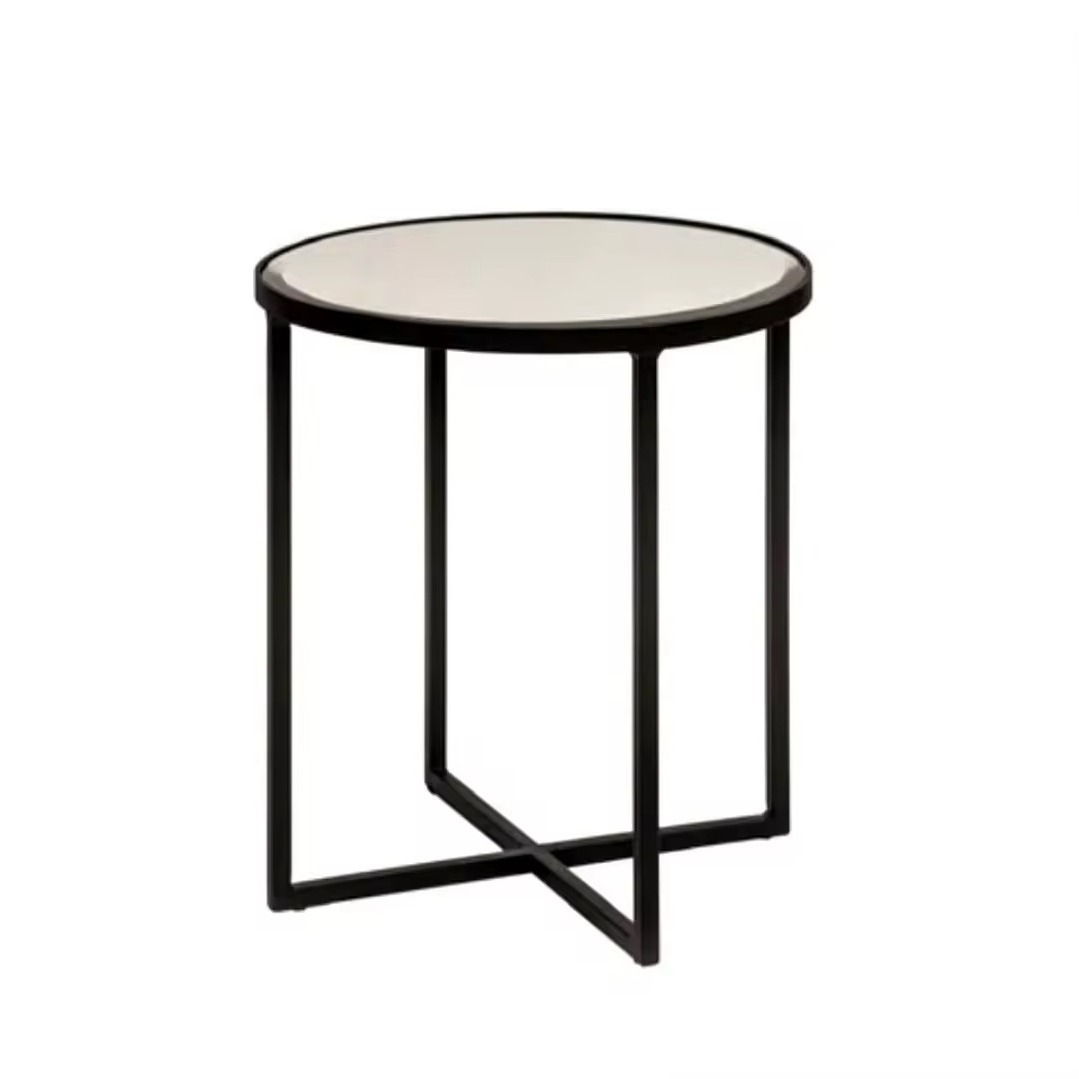 Wholesale Round Side End Table Round Accent Bed Side Table with Shelf Round Nightstand