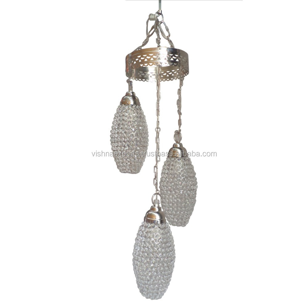 3 Drum Hanging Crystal Pendant Light/Lamp