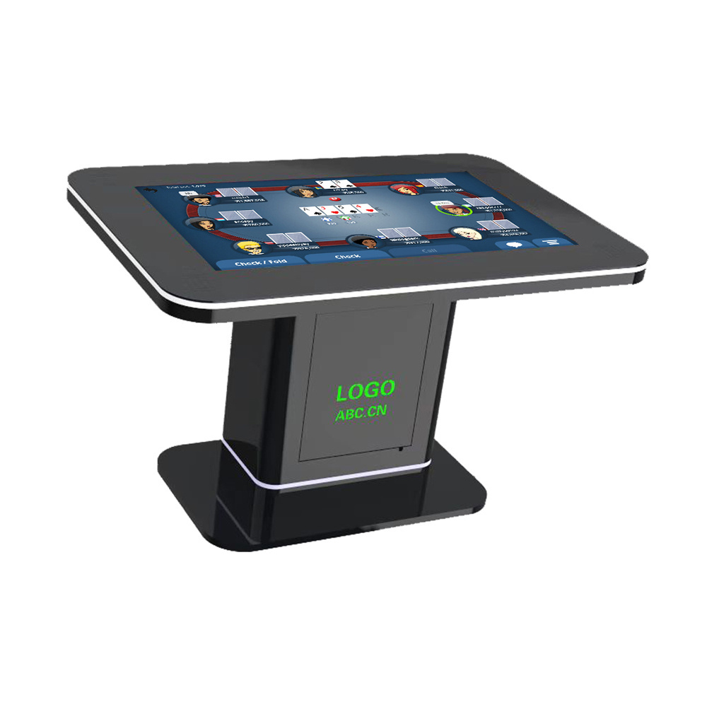 VISIGN Multi players fun4 touch table cash coin acceptor NFC card reader windows android LCD coffee touch screen game tables