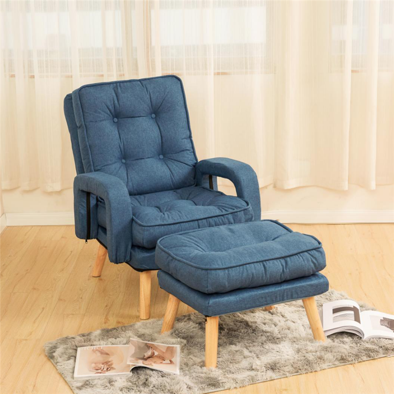 Furniture living room portable lazy sofa chair for folding lounge, Foldable Sofa Bed Recliner Chair Multifunctional Lazy Chair