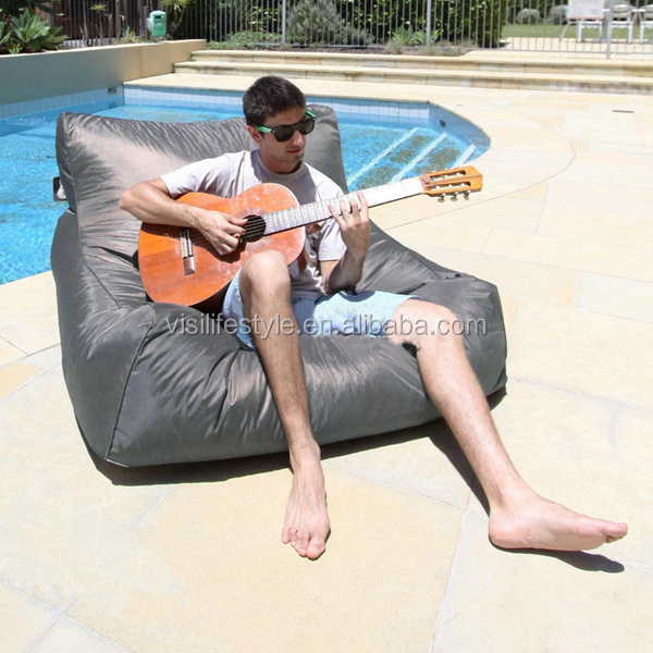 Drift along swimming pool bean bag, Giant pool side beanbag chair for floating