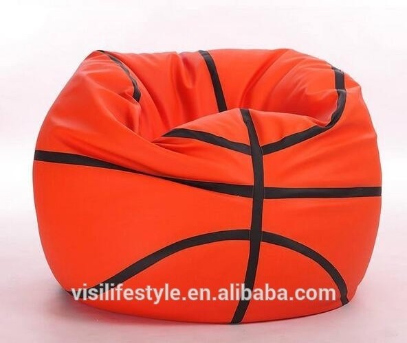 home furniture lazy boy bean bag chair basketball shape soft sofa floor pouf for teen room decoration dropshipping