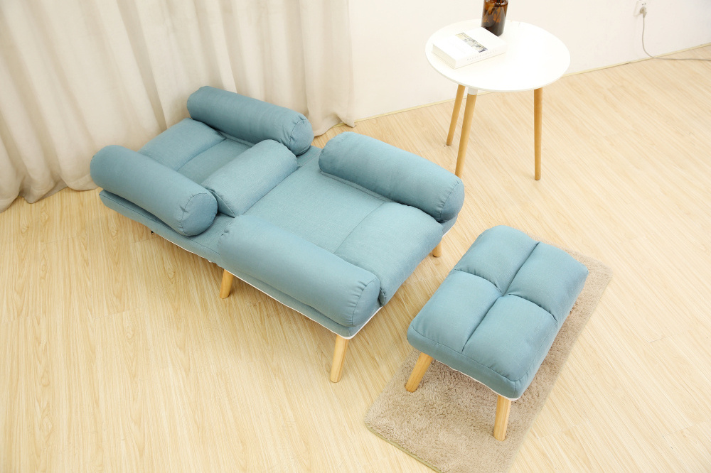 Floor Reclining Japanese Futon Sofa Bed Modern Furniture Folding Adjustable Upholstered Folding Sofa Bed dropshipping