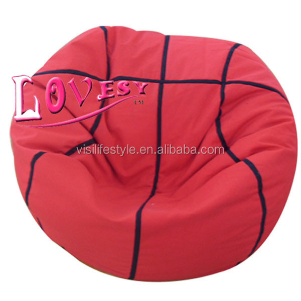 home furniture lazy boy bean bag chair basketball shape soft sofa floor pouf for teen room decoration dropshipping